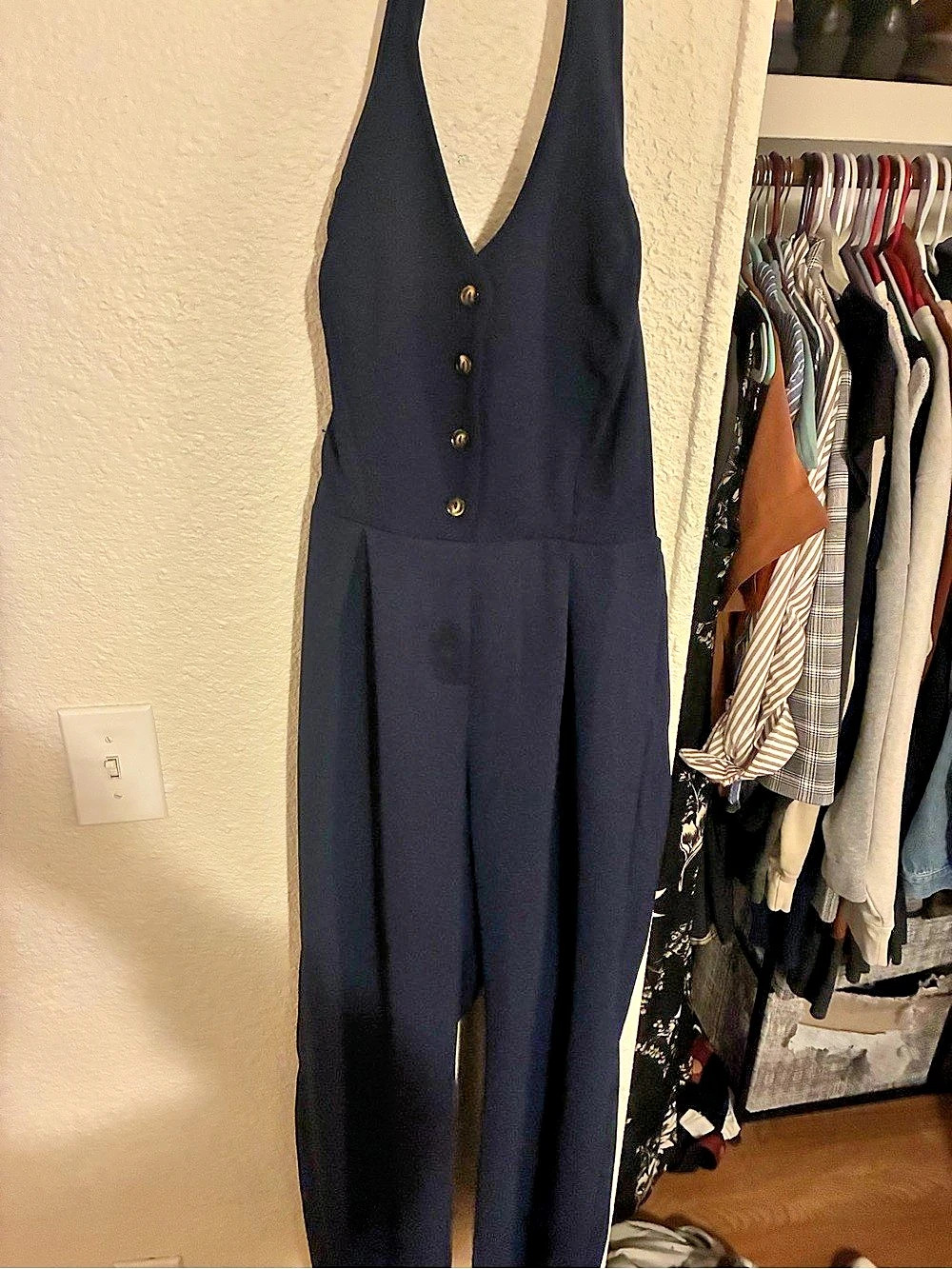 Women's Wide Leg Jumpsuit in Blue